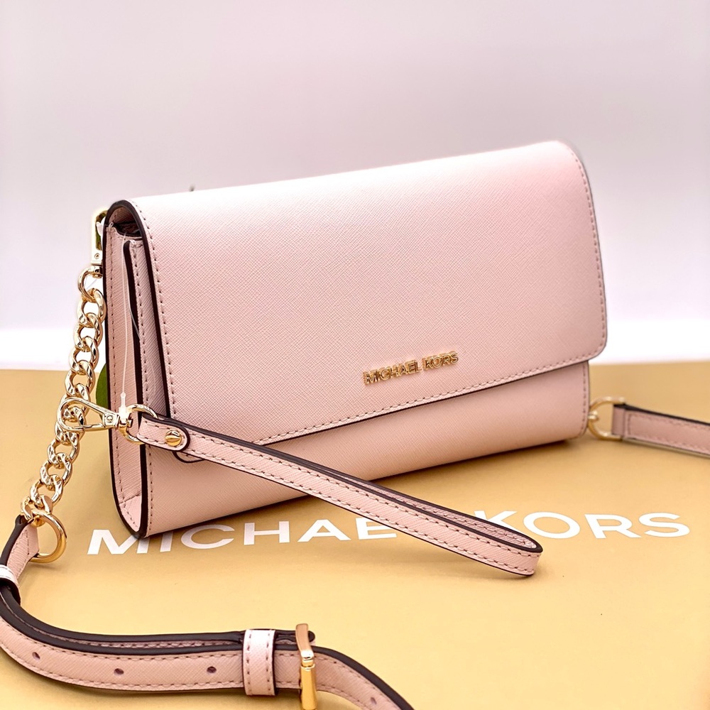 Michael Kors 3 in 1 Crossbody Clutch Wristlet - Picture 1 of 12
